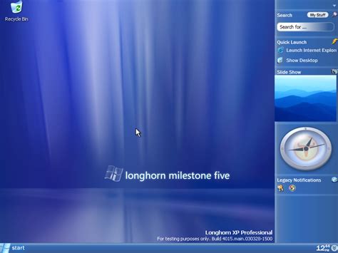 Windows Longhorn Screenshot Microsoft Windows Photo 32914064 Fanpop