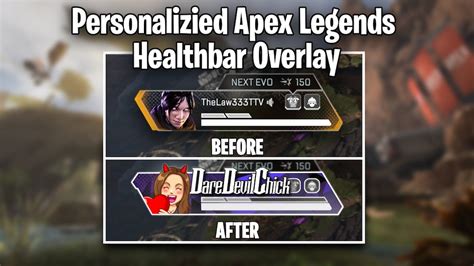 Custom Apex Legends Healthbar Overlay Etsy