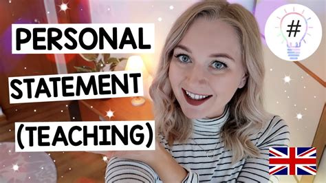 Writing A Personal Statement For Primary Teaching Uk Youtube