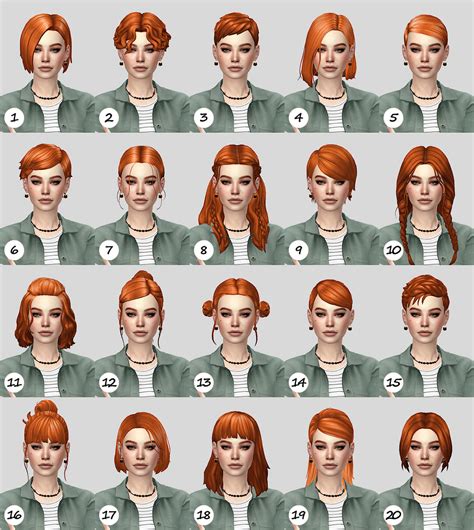 The Sims 4 Natural Hair Recolor Dump The Sims Book