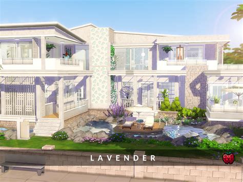 Melapples Lavender No Cc Sims House House Styles Sims 4 Houses