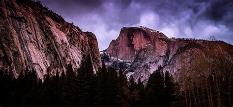 Twilight Half Dome Yosemite Photography Beautiful Places On Earth