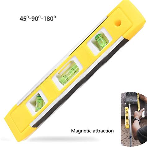 Buy 9 Inch Aluminum Sided Torpedo Level With Overhead Viewing Slot