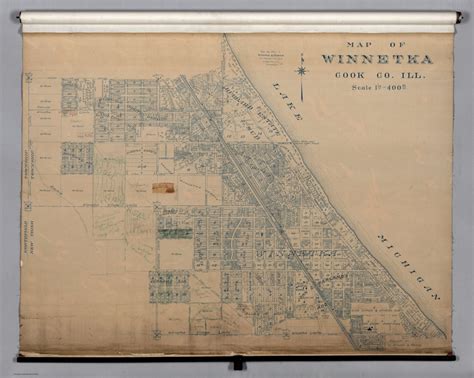 Map Of Winnetka Cook Co Ill David Rumsey Historical Map Collection