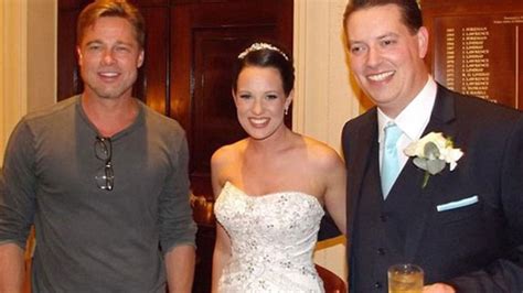 Brad Pitt Crashes Couples Wedding Entertainment Tonight