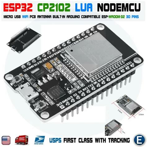 Esp32 Esp 32s Nodemcu Development Board 24ghz Wifibluetooth Dual Mode