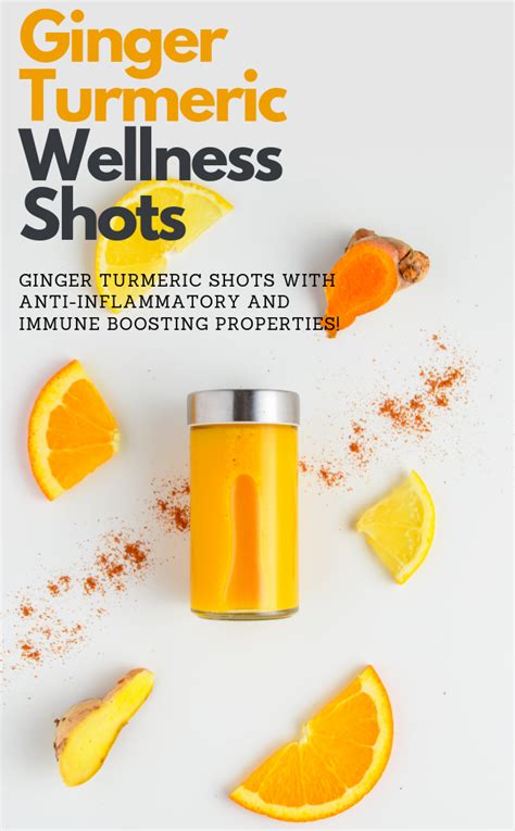 ginger turmeric wellness shots with lemon and cayenne fresh recipes recipe wellness shots