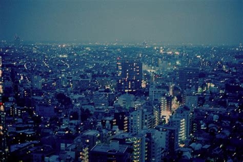 Beautiful Blue City Lights And Cold Image 95660 On