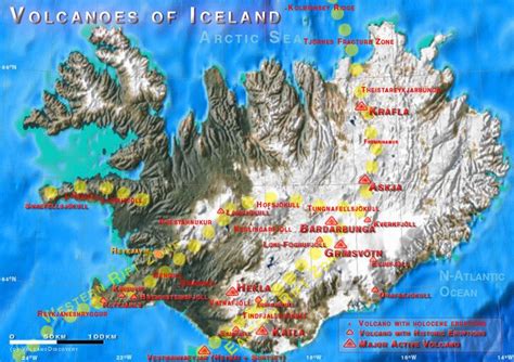 Volcanoes Of Iceland Volcanodiscovery