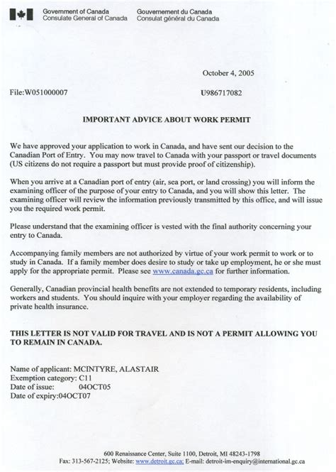 To remain eligible, you must also comply with the rules concerning your presence in québec as they apply to your situation. Where is the document number on my canadian work permit