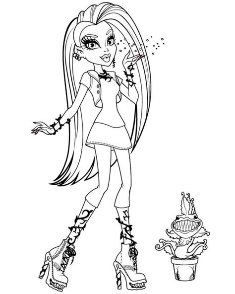 Maybe you would like to learn more about one of these? Planse De Colorat Cu Fetele Monster High - Gratuit pentru ...
