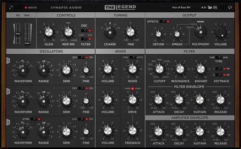 Synapse Audio The Legend Synth Now Includes Legend Fx Plugin
