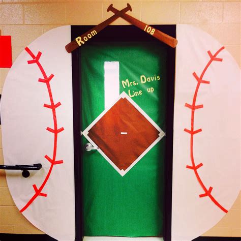 Baseball Themed Classroom Door Sports Theme Classroom Door