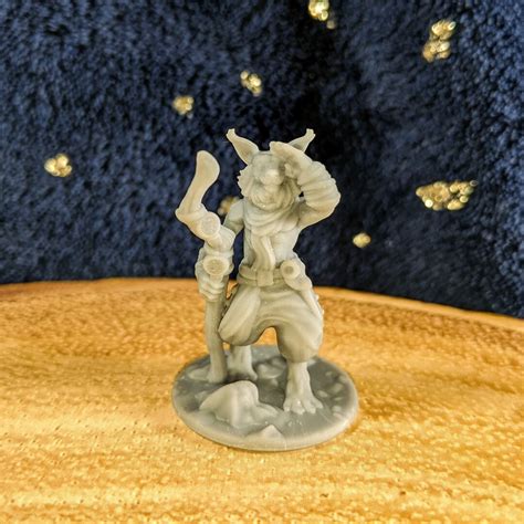 Catfolk Druid 3d Printed Resin Tabaxi Great For Dungeons And Dragons
