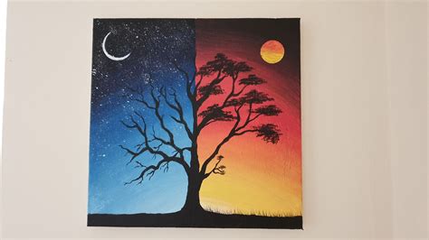 Sunset Canvas Painting Simple Canvas Paintings Canvas Painting