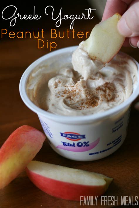 This is a great way to consume coconut oil. Greek Yogurt Peanut Butter Dip - Family Fresh Meals