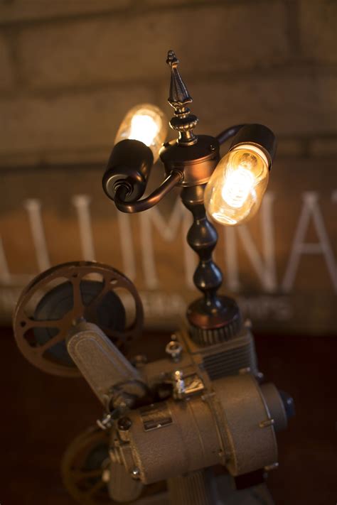 Vintage Projector Lamp With Edison Bulb Camera Lamp Touch Lamp Lamp