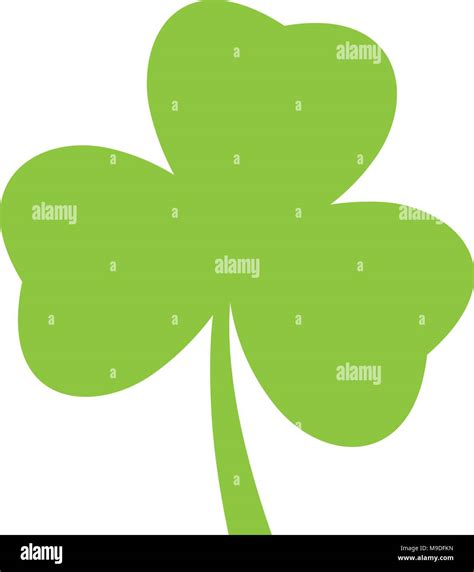Vector Illustration Of A Shamrock Icon St Patrick Day Irish Symbol