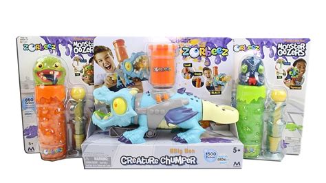 Zorbeez Monster Oozers And Creature Chomp Unboxing Toy Review Youtube