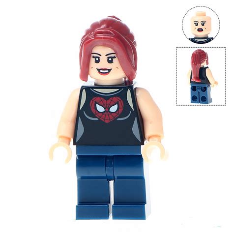 Minifigure Mary Jane Watson From Spier Man Marvel Super Heroes Lego