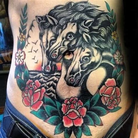 40 Traditional Horse Tattoo Designs For Men - Retro Ink Ideas