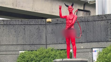 Naked Saluting Satan Statue Removed From Vancouver Park Ctv News