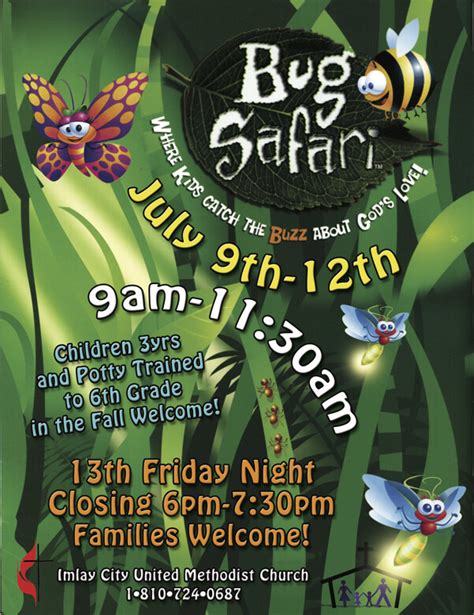 Artstation Bug Safari Invite Poster