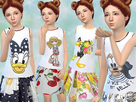 Cute Summer Dresses By Fritzielein At Tsr Sims 4 Updates