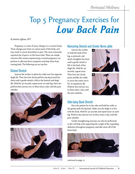 Strengthen Your Lower Back During Pregnancy