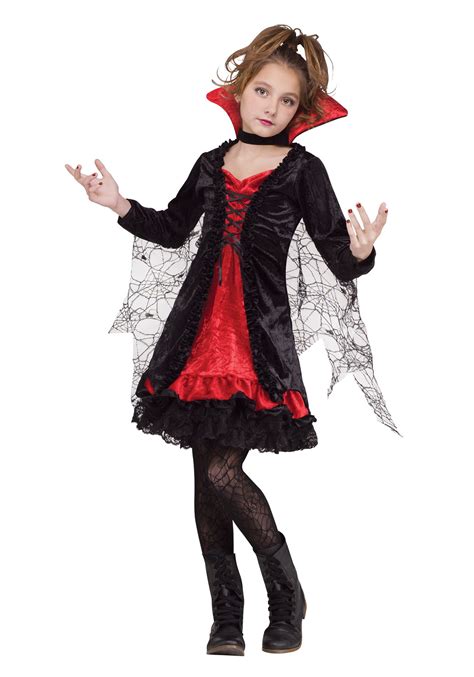 Vampire Web Girls Halloween Costume