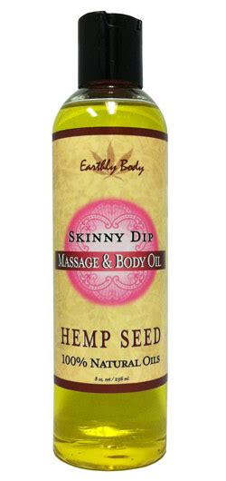 skinny dip vanilla and cotton candy earthly body massage and body oil 8 oz