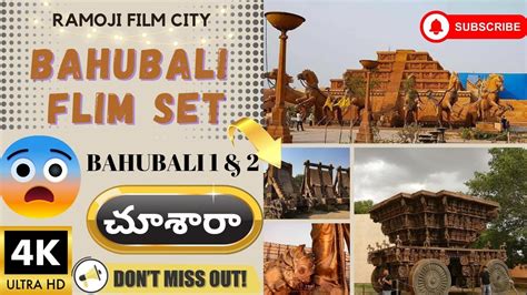 Epic Bahubali Shooting Set At Ramoji Film City Prabhas Behind The