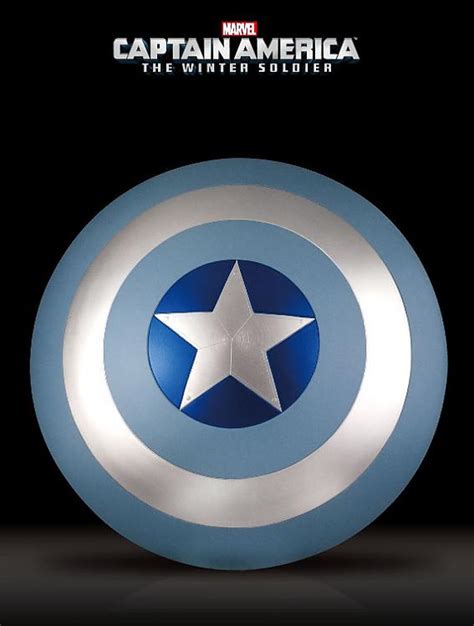 Achetez Statues Captain America The Winter Soldier Replica 1 1 Shield Blue Version 69 Cm