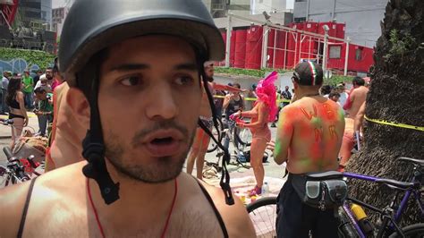 Julp Julp En El World Naked Bike Ride Ciudad De M Xico Youtube