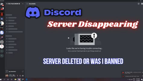 Discord Server Disappearing Server Deleted Or Was I Banned
