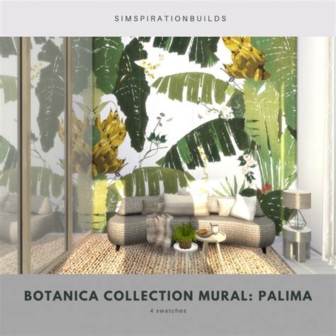 Botanica Collection Mural At Simspiration Builds Sims 4 Updates Vrogue