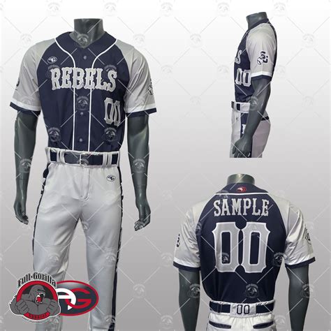 Baseball Uniforms Custom Baseball Jersey And More By Full Gorilla Apparel