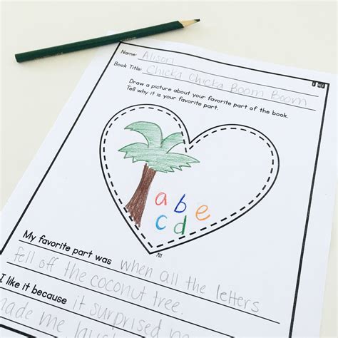 Reading Response Center Activities for Kindergarten | Reading response sheets, Reading response 