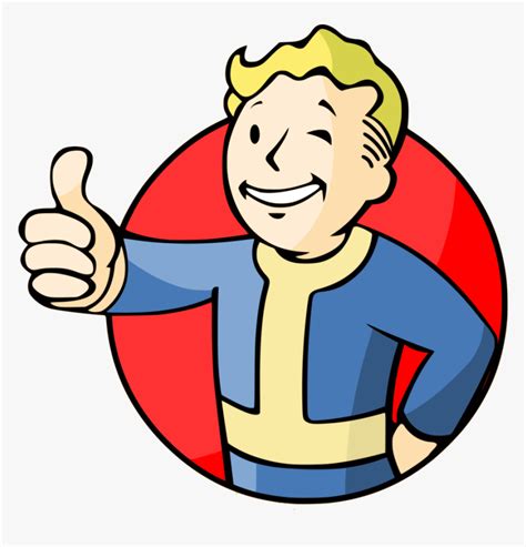 Pip Boy Png Vault Boy Fallout Logo Transparent Png Kindpng