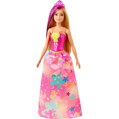 Barbie Dreamtopia Princess Doll 12 Inch Blonde With Purple Hairstreak