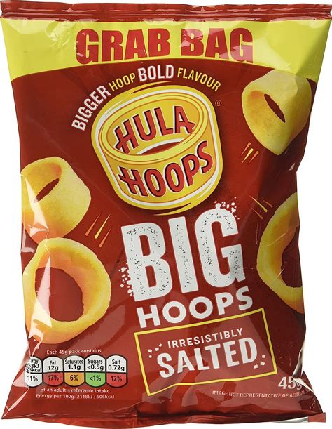 Hula Hoops Big Hoops Salted Crisps 45g Uk Grocery