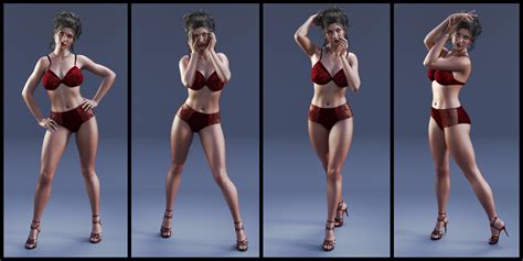 Sophisticated Poses For Genesis 3 Females Daz 3d