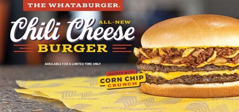 Whataburger Launches New Whataburger Chili Cheese Burger The Fast