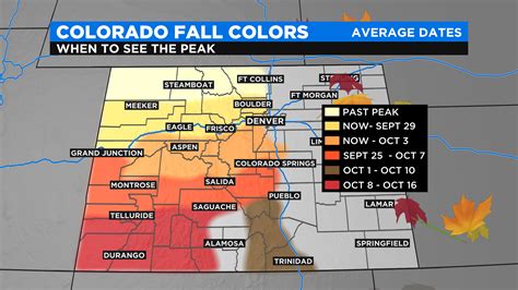 Colorado Fall Foliage Map 2022 World Map