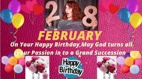 28 February Happy Birthday Wishes Messages And Quotes