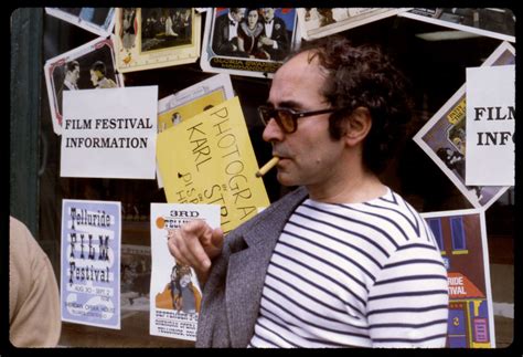 French Film Director Jean Luc Godard At The 1980 Telluride Film