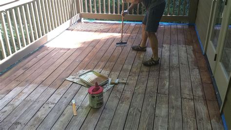 How To Stain A Deck