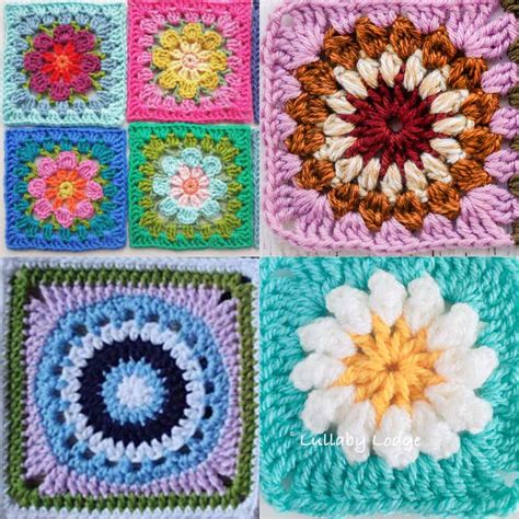Unusual Crochet Granny Square Patterns Eduaspirant Com