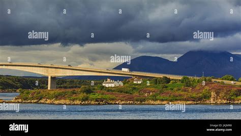 Skye Bridge Connecting Isle Of Skye And Mainland Of Scottish Highlands