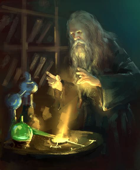 Old Alchemist By Daimoc Art On Deviantart